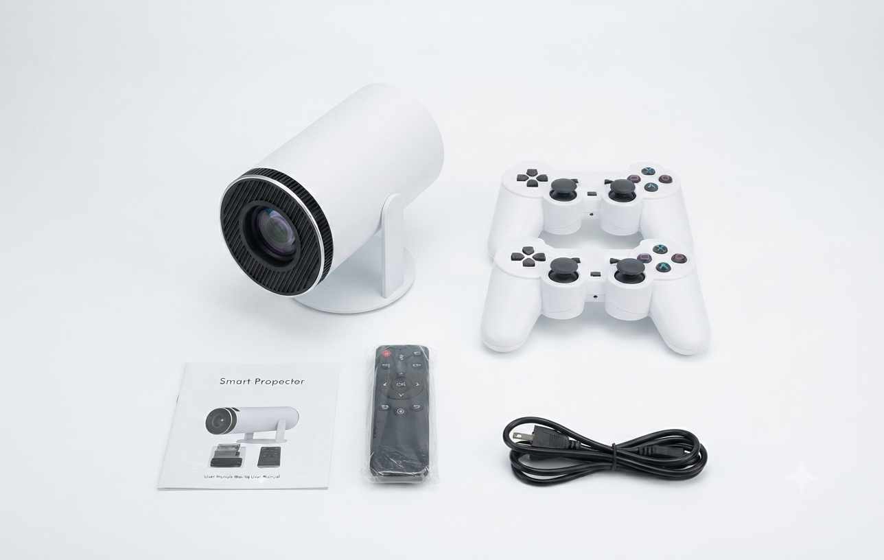 Smart Projector 2-in-1 | 4K Ultra HD with Wireless Controllers