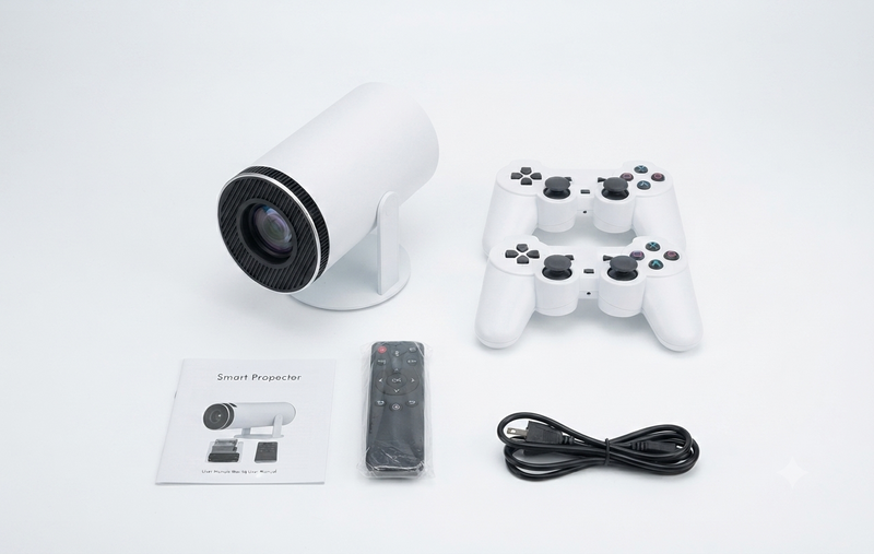 Smart Projector 2-in-1 | 4K Ultra HD with Wireless Controllers