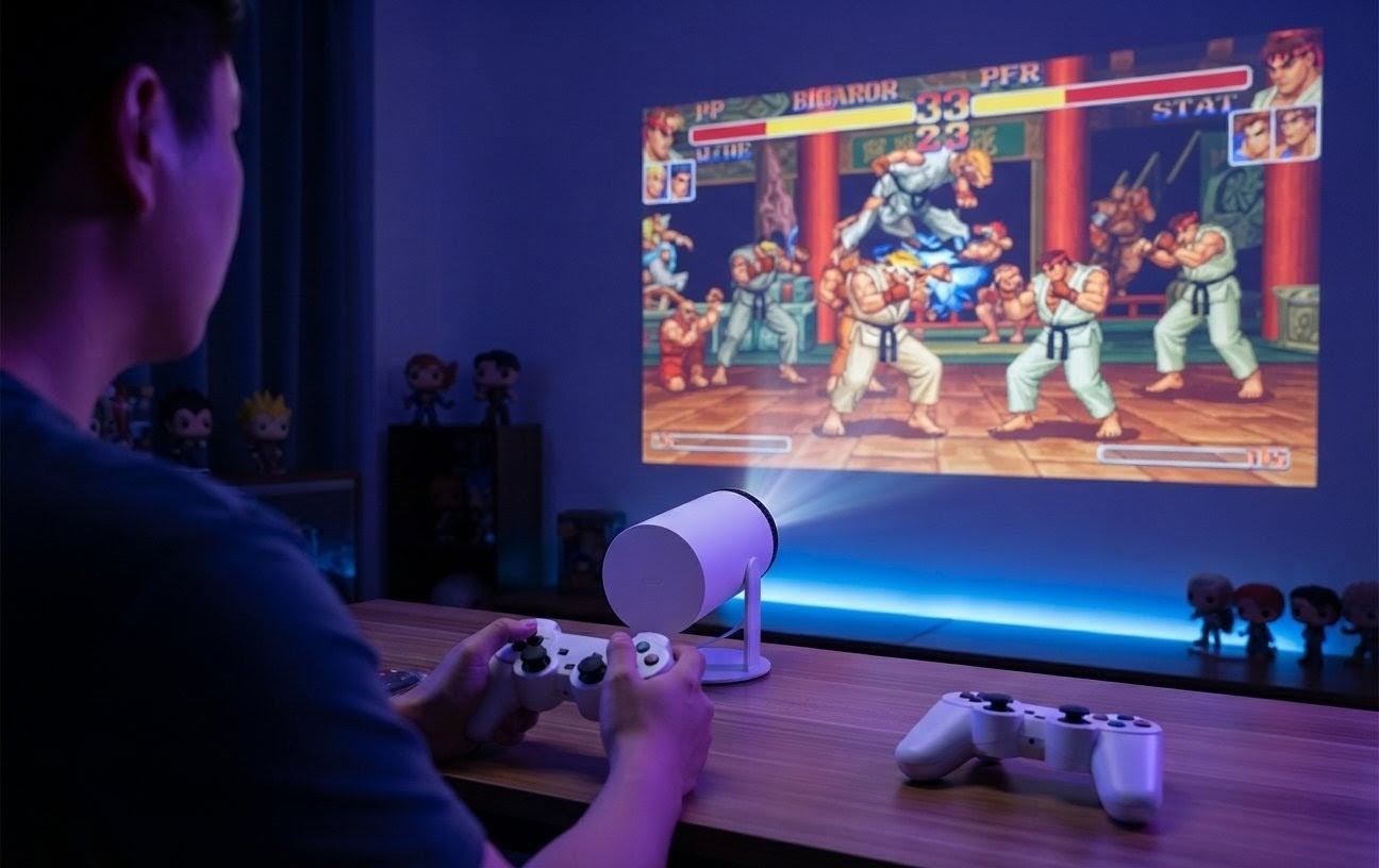 Smart Projector 2-in-1 | 4K Ultra HD with Wireless Controllers